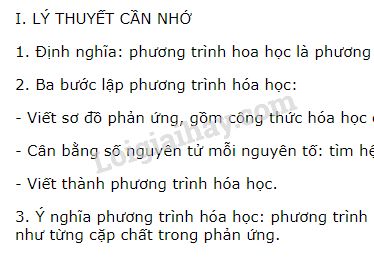 Phương trình hóa học cho biết gì? Gallery 2