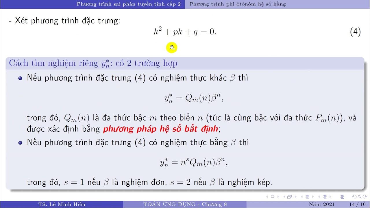 Phương Trình Sai Phân Gallery 1