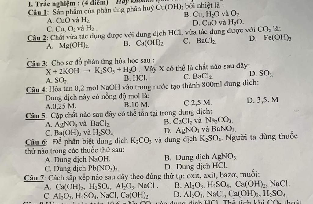 Sản phẩm của phản ứng phân hủy Cu(OH)2 bởi nhiệt Gallery 2