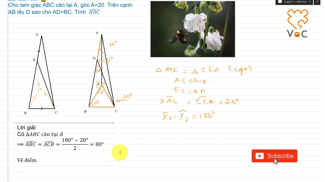 Tam giác ABC cân tại A là gì? Gallery 2