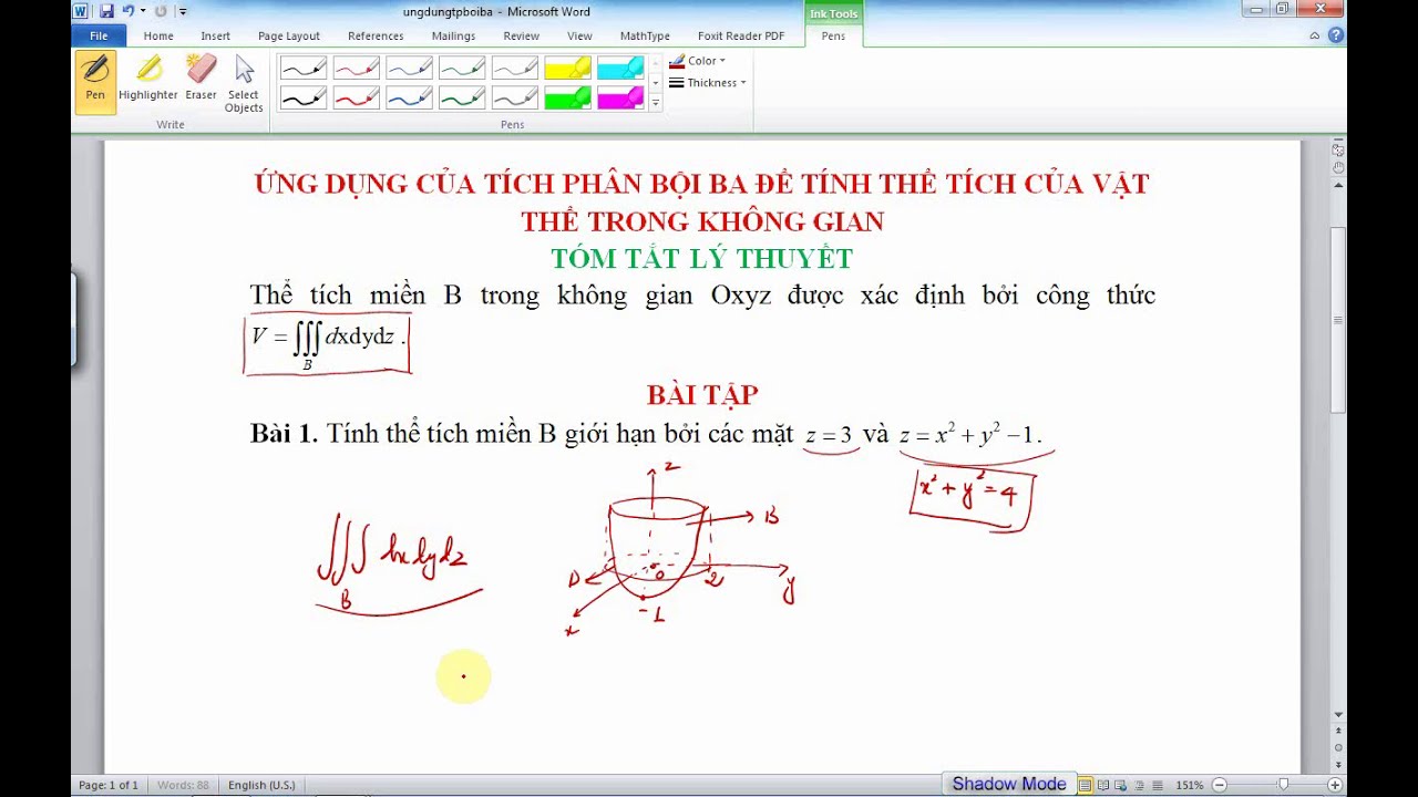 Tích Phân Bội Ba Gallery 2