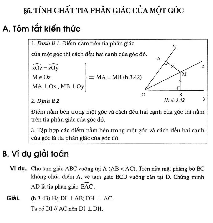 Tính chất tia phân giác trong tam giác vuông Gallery 2