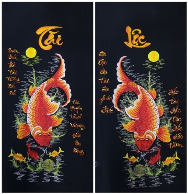 Bức tranh 9 con cá chép có ý nghĩa gì? Gallery 2