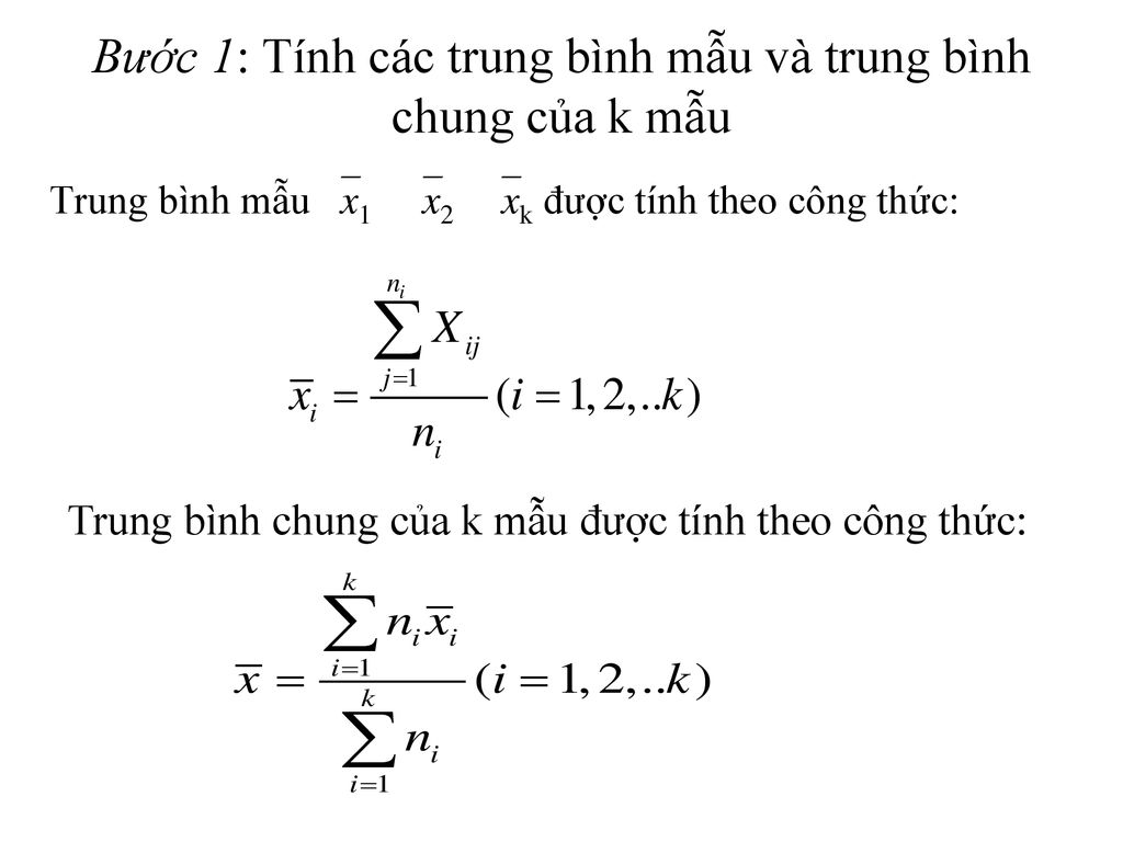 Công Thức Trung Bình Mẫu Là Gì? Gallery 2