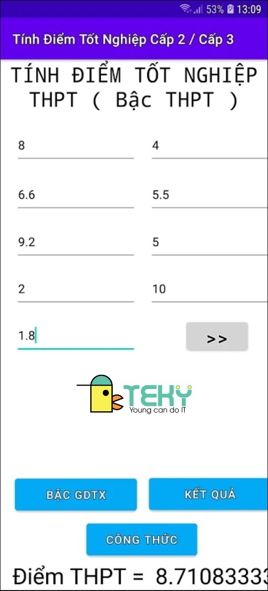 Cách Tính Trung Bình Cả Năm Gallery 2