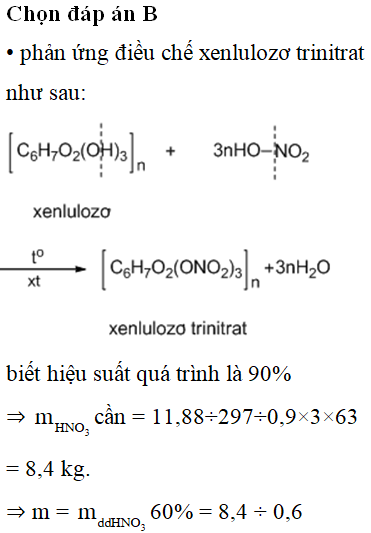 Phản ứng giữa Xenlulozơ trinitrat và HNO3 Gallery 2