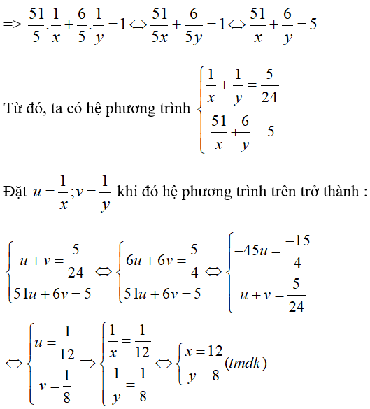 Hai người thợ cùng làm một công việc trong 16 giờ thì xong Gallery 2