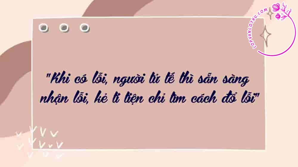 Khi Có Lỗi Người Tử Tế Thì Sẵn Sàng Nhận Lỗi Gallery 2