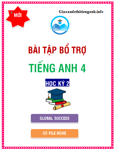 Bài tập Tiếng Anh 4 Global Success theo từng Unit Gallery 2