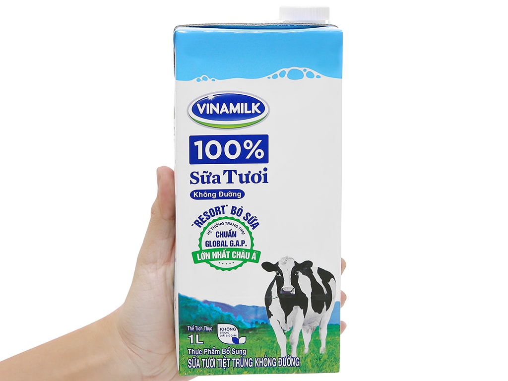 Uống sữa tươi không đường có mập không?