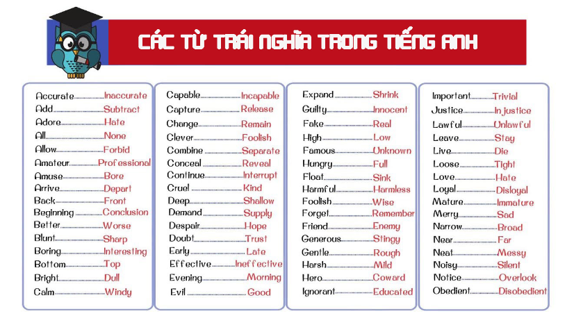 Antonyms in English: A Comprehensive Guide to Opposites Gallery 2