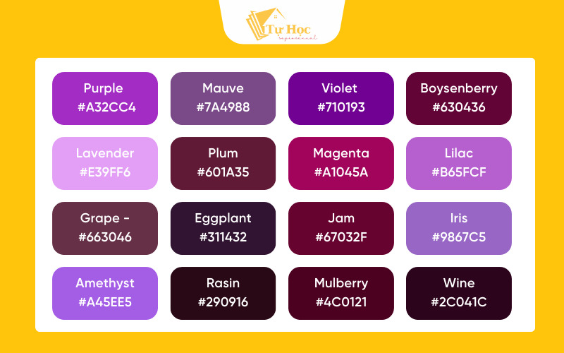 What is the Color Purple in English? Gallery 2