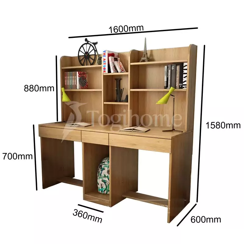 Mẫu Bàn Học Đôi Đơn Giản Gallery 2