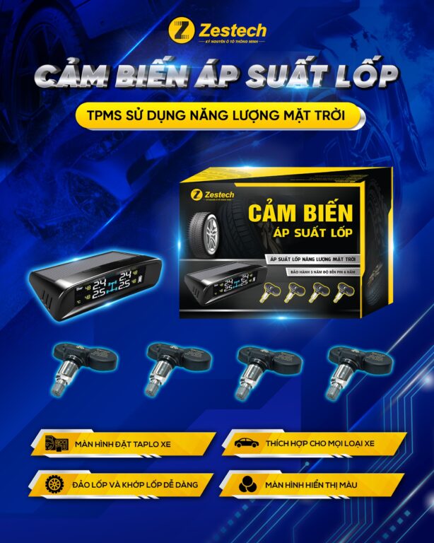 Cảm biến áp suất lốp năng lượng mặt trời Gallery 1