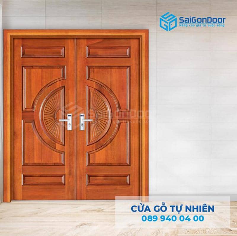 Mẫu Cửa Gỗ 2 Cánh Đơn Giản Gallery 1