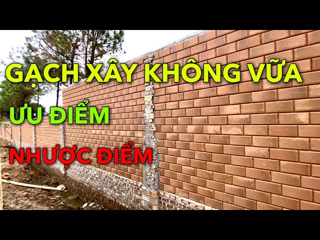 Gạch Xây Không Vữa Gallery 1