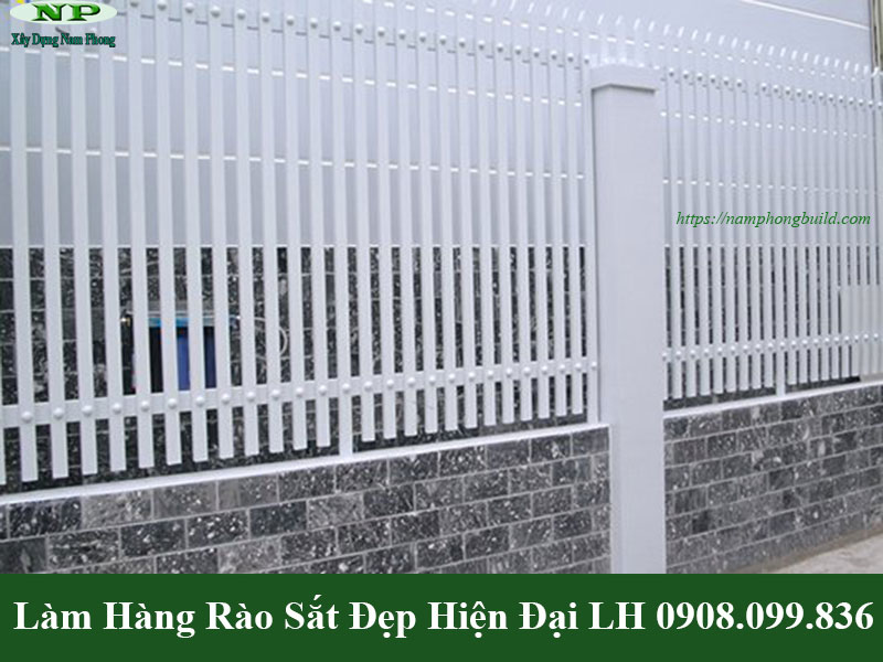 Mẫu Hàng Rào Sắt Đẹp Đơn Giản Gallery 2