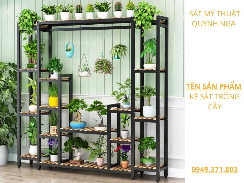 Kệ sắt để cây cảnh ngoài trời Gallery 2