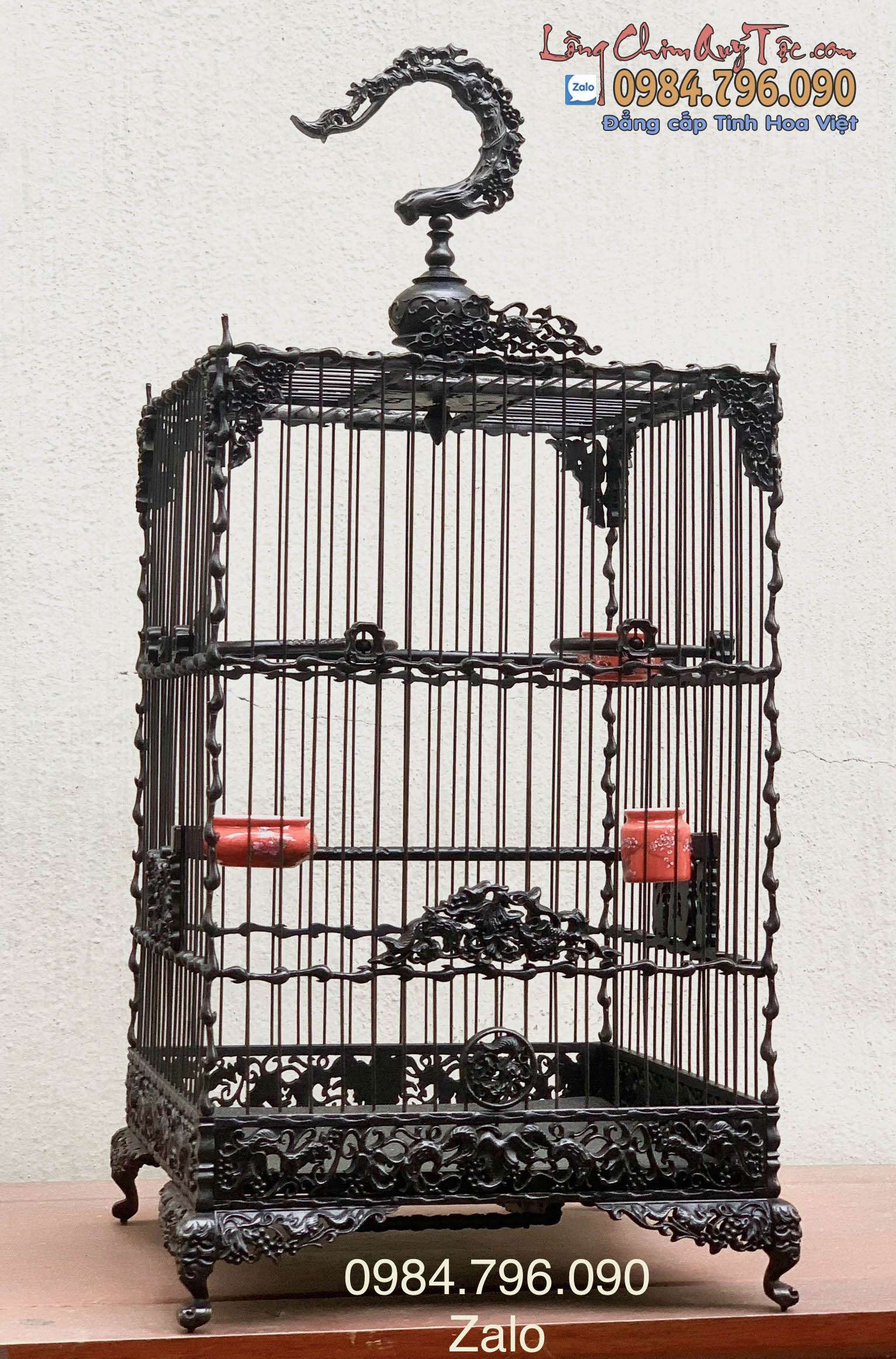 Lồng Chim Gỗ Mun Gallery 1