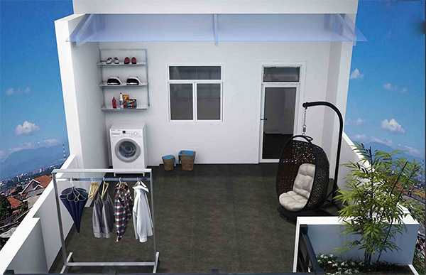 Mẫu Nhà 1 Tầng Rưỡi Có Sân Thượng Đẹp, Tiện Nghi Và Hiện Đại Gallery 1