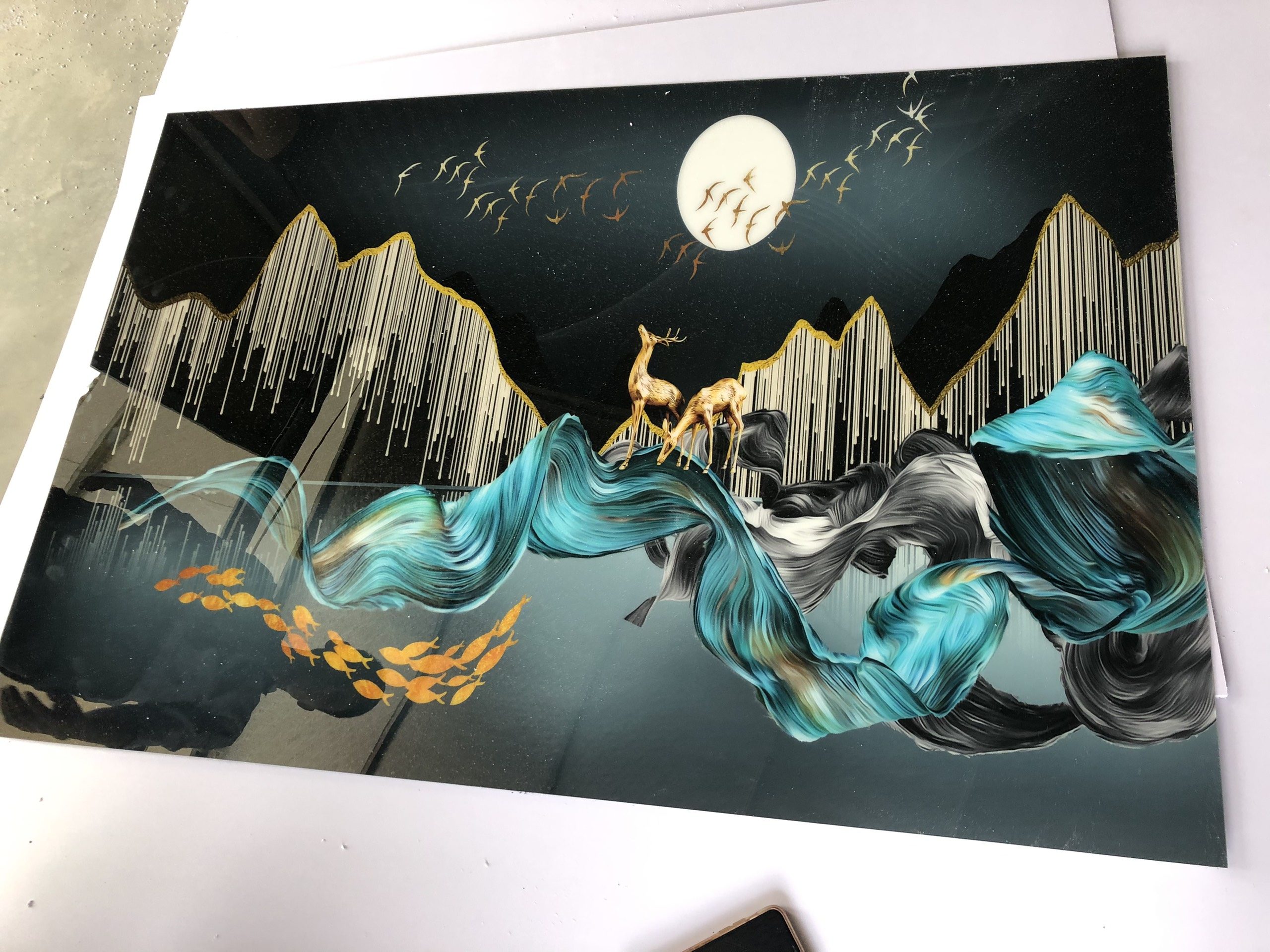 Máy in tranh tráng gương - Giải pháp in ấn hiện đại Gallery 1
