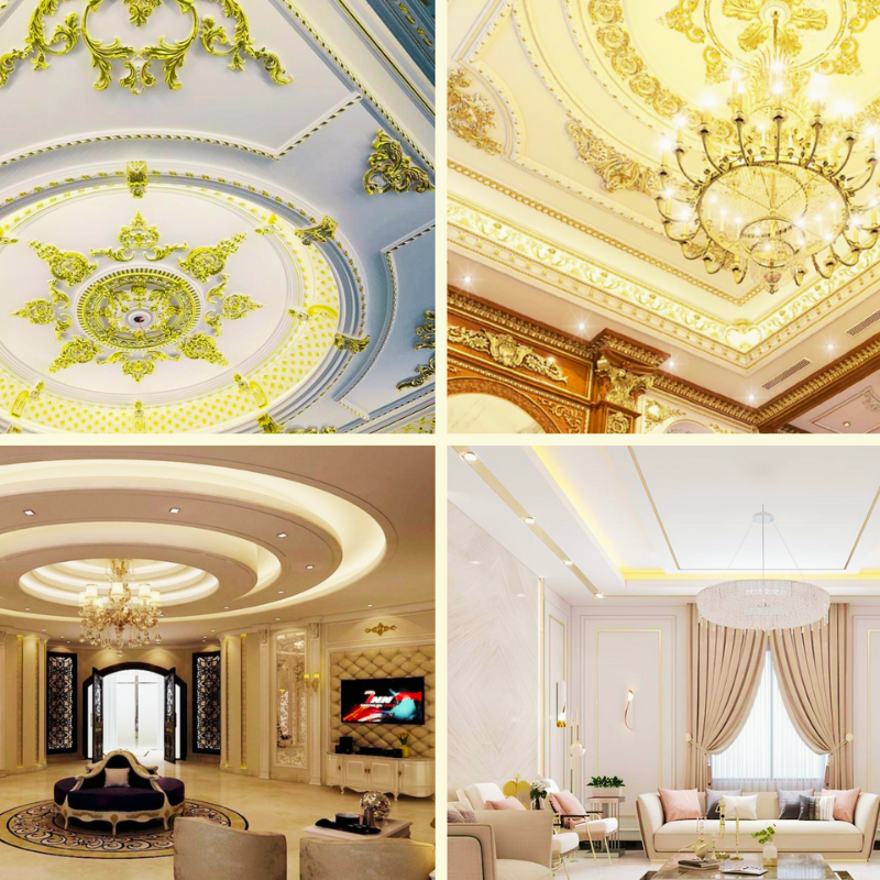 Trần Thạch Cao Dát Vàng -  Sang Trọng và Đẳng Cấp Gallery 1