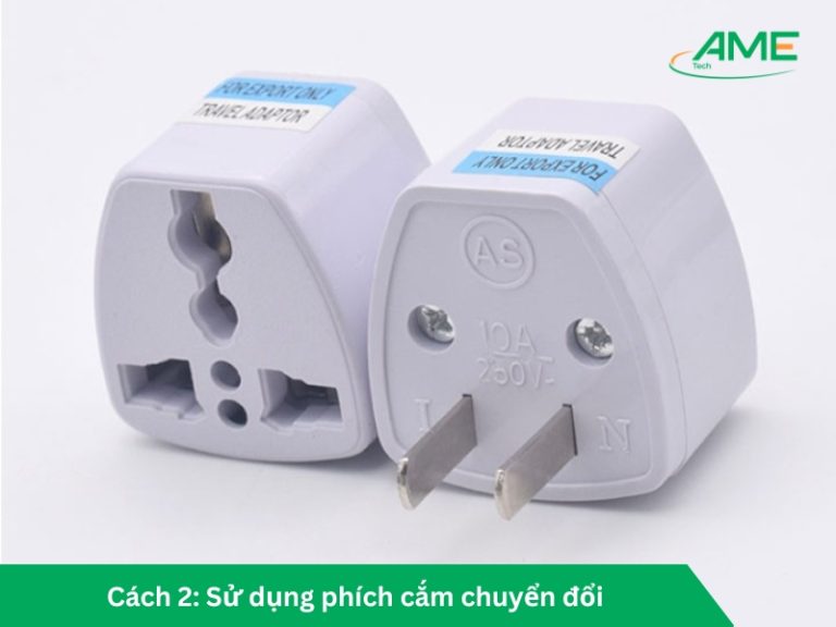 Phích Cắm Chuyển Đổi 3 Chân Sang 2 Chân Gallery 2
