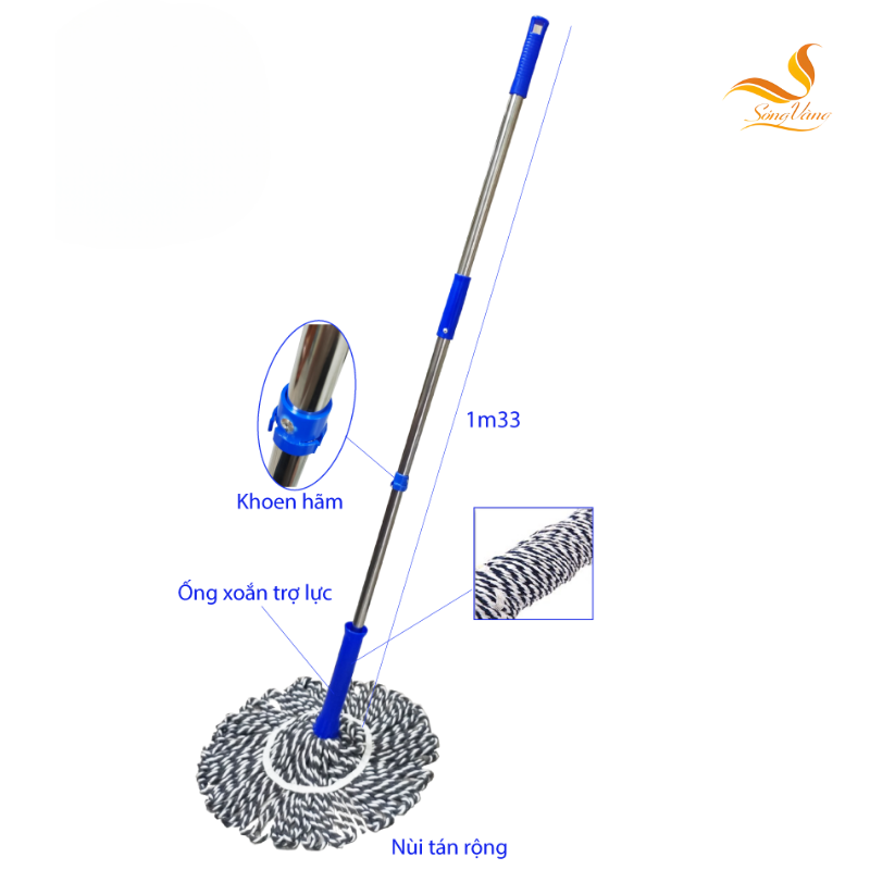 Cây lau nhà tự vắt tròn - Giải pháp làm sạch nhà cửa hiệu quả Gallery 1