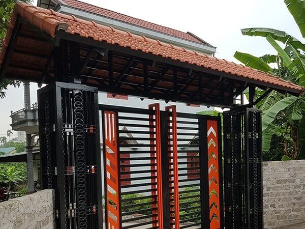 Mái Cổng Lợp Ngói Khung Sắt: Giải Pháp Hoàn Hảo Cho Ngôi Nhà Của Bạn Gallery 1