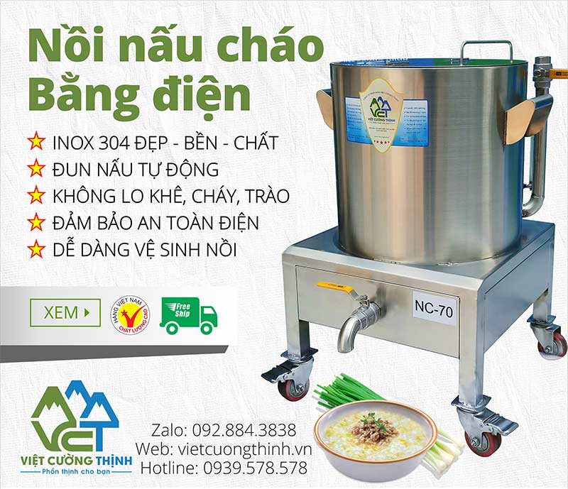 Nồi Nấu Cháo Công Nghiệp - Giải Pháp Hoàn Hảo Cho Doanh Nghiệp Dịch Vụ Ăn Uống Gallery 1