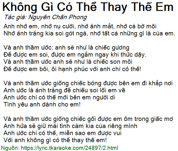 Và Anh Thầm Ước Giống Chiếc Bóng Được Bên Em Đi Khắp Nơi