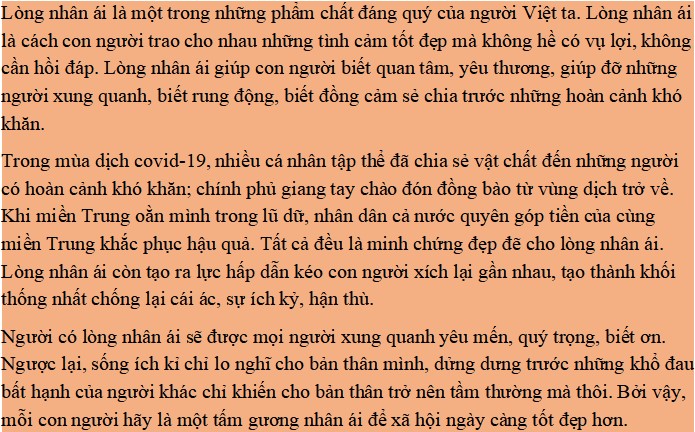 Vai trò của lòng nhân ái Gallery 1