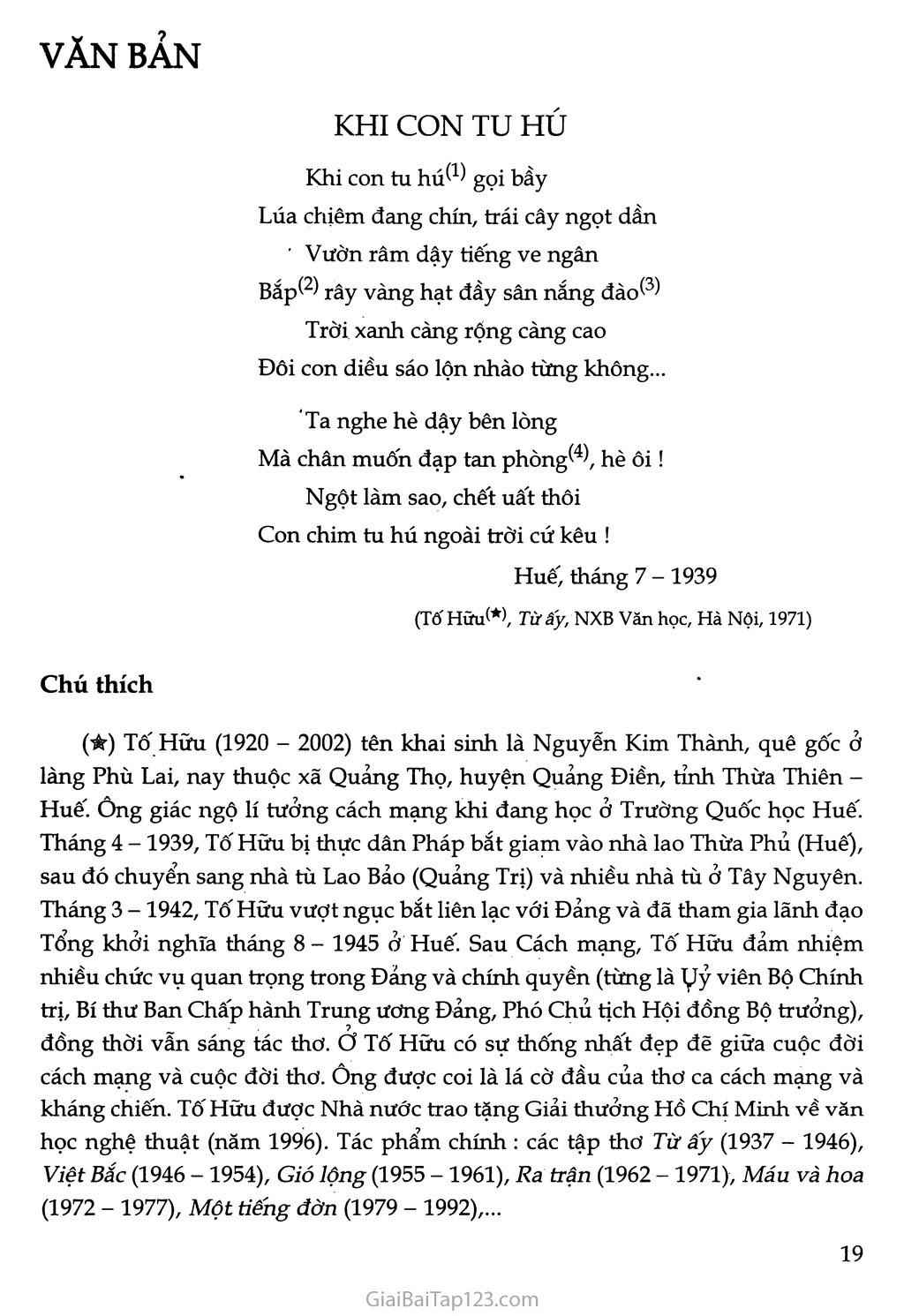 Văn 8 Khi Con Tu Hú Gallery 2