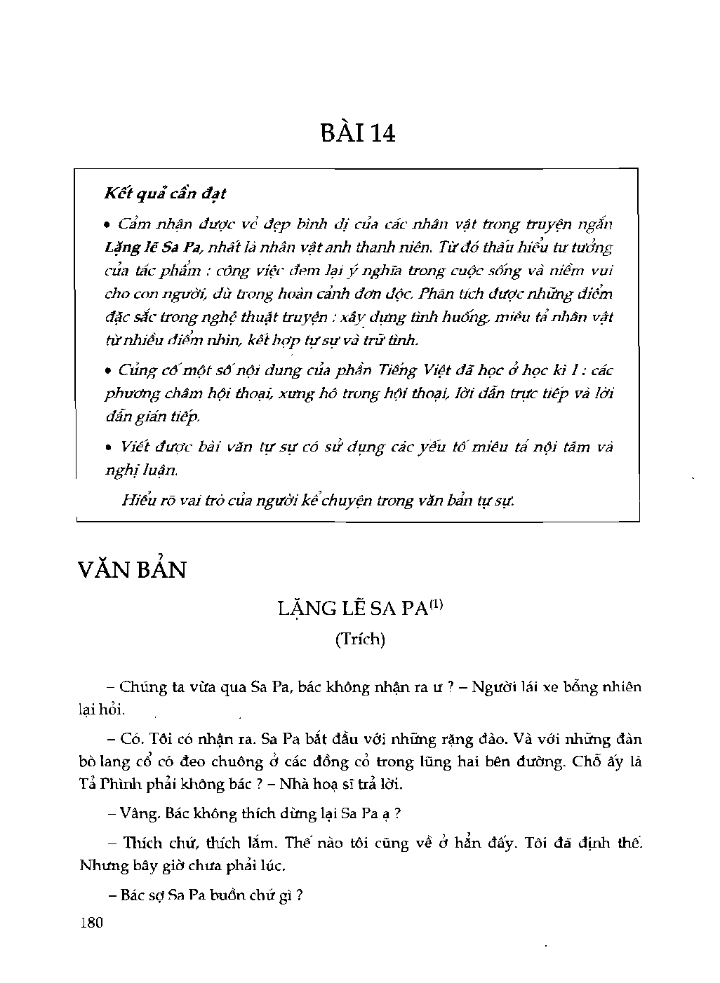 Lặng lẽ Sa Pa - Phân tích chi tiết tác phẩm văn 9