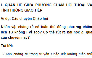 Văn 9 Các Phương Châm Về Hội Thoại (Tiếp Theo) Trang 36