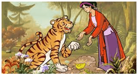 Văn bản con hổ có nghĩa