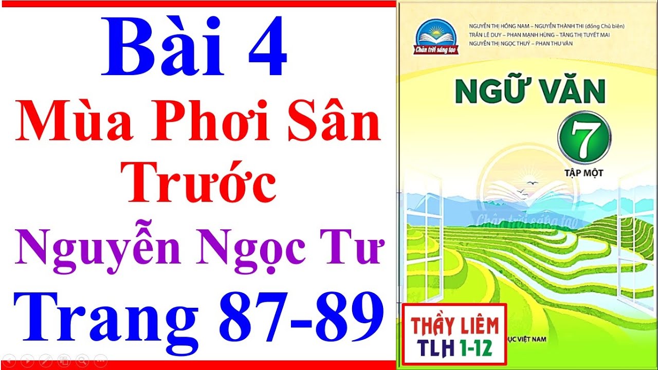 Văn Bản Mùa Phơi Sân Trước