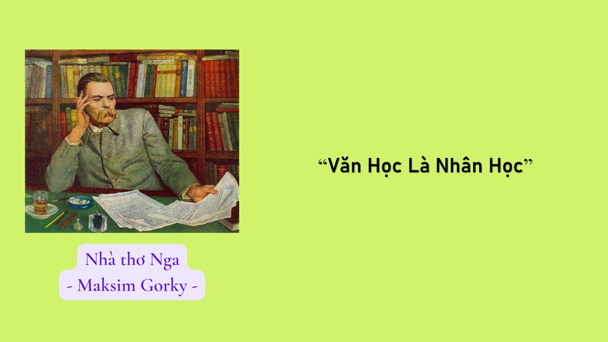 Văn học là Nhân học