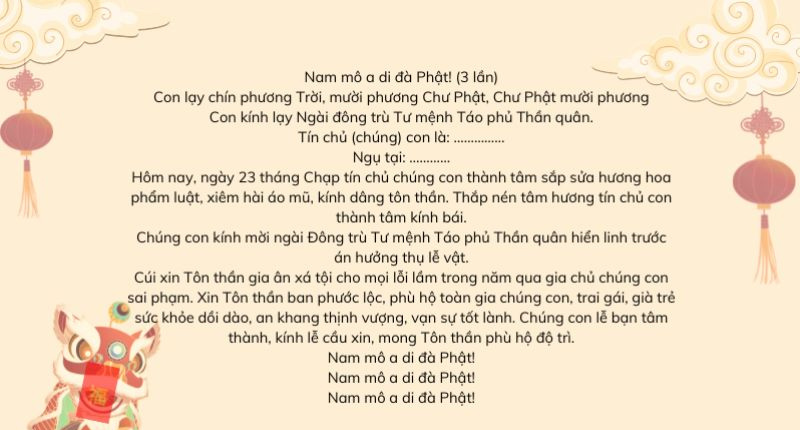 Vân Khanh 23 Tháng Chạp