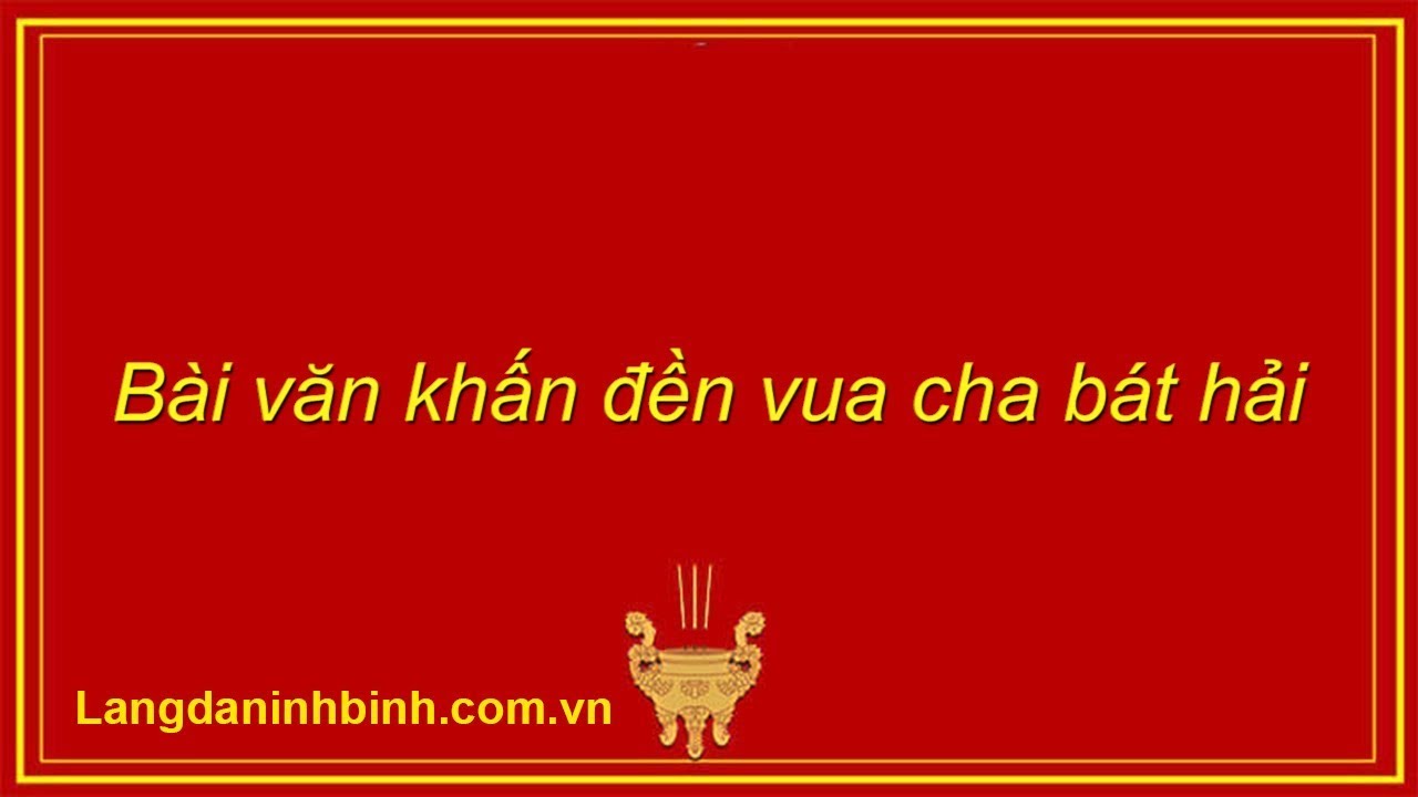 Văn Khấn Đền Đồng Bằng Thái Bình