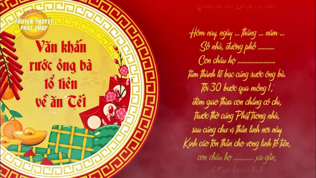 Văn Khấn Giao Thừa Ông Bà Tổ Tiên