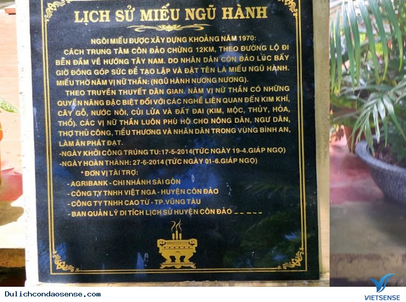 Văn Khấn Miếu Bà Ngũ Hành