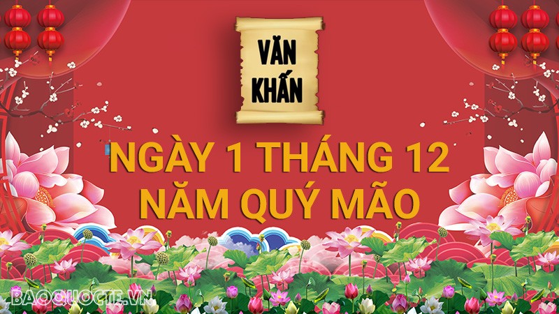 Văn Khấn Mùng 1 Tháng 12 Năm 2023