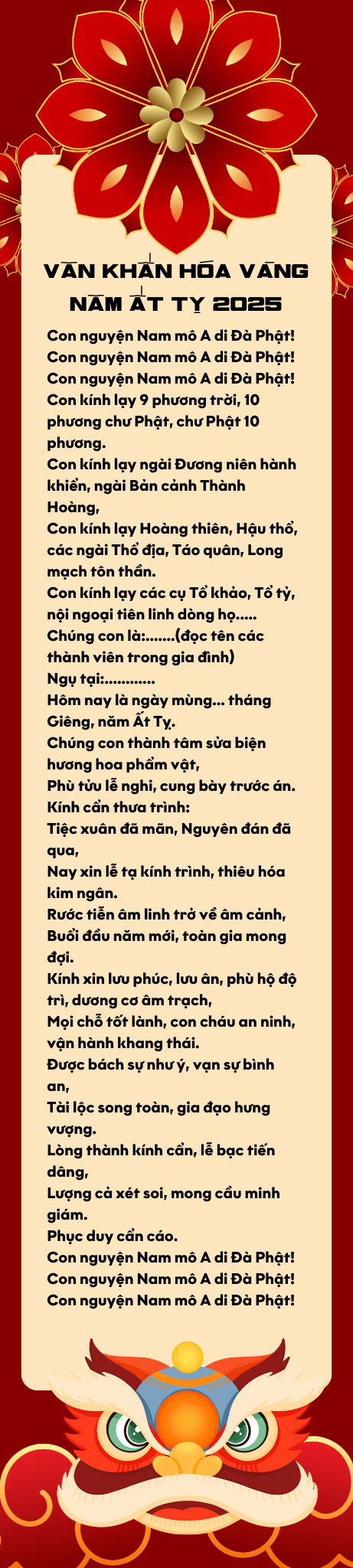 Văn Khấn Mùng 3 Tết Hóa Vàng Chuẩn Nhất Gallery 2