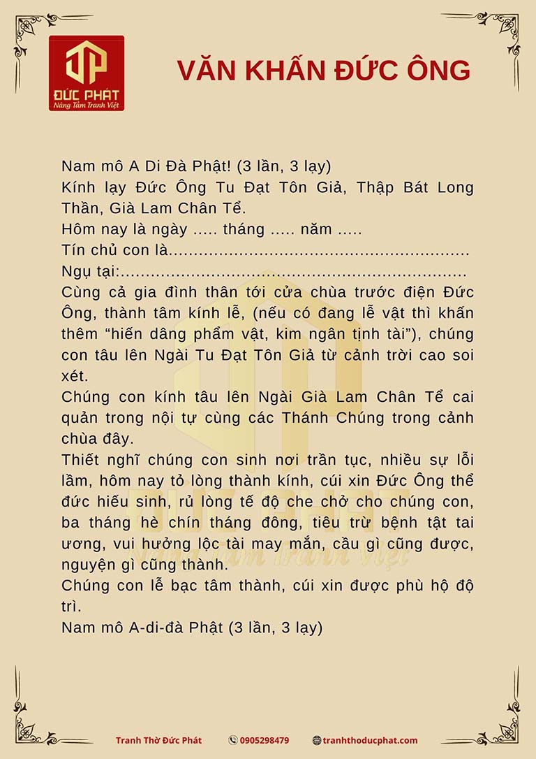Văn Khấn Tứ Phủ Ngắn Gọn Nhất Gallery 2