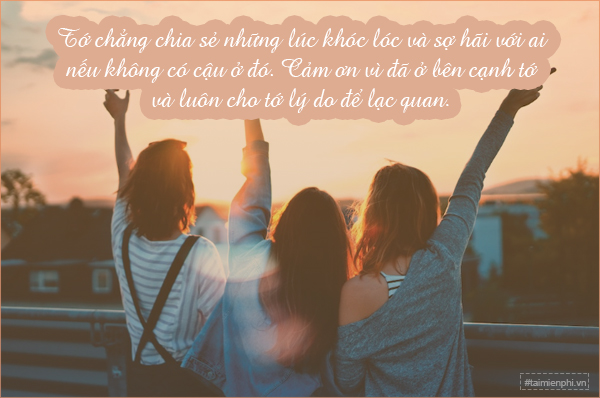 Vẫn Mẫu Cảm Ơn Bạn Bè