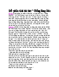 Văn Mẫu Viếng Lăng Bác