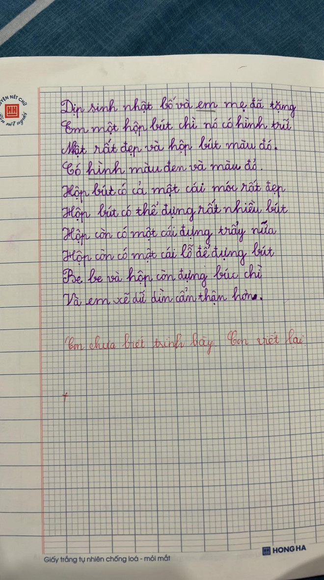 Văn tả hộp bút