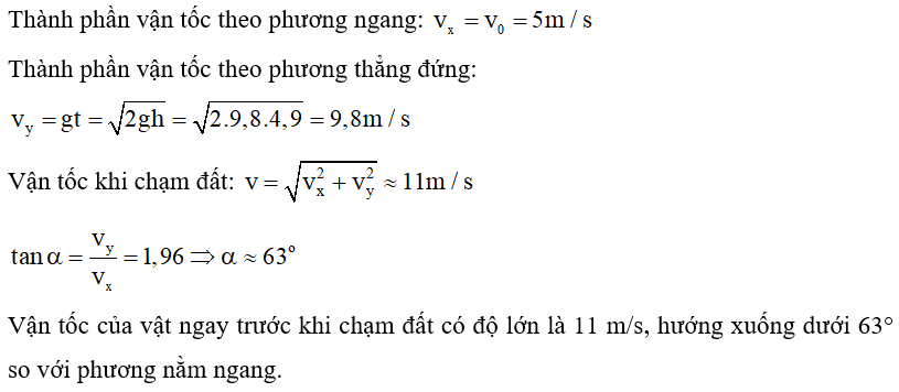 Vận tốc của vật