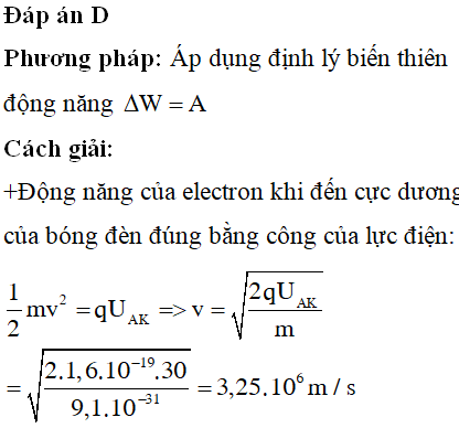 Vận tốc dòng điện